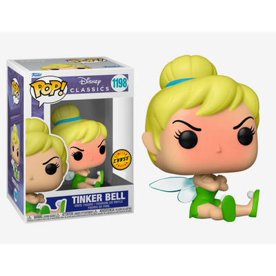 Funko POP Disney Classics Tinker Bell (Grumpy) Chase Limited Edition #1198 Vinyl Figure