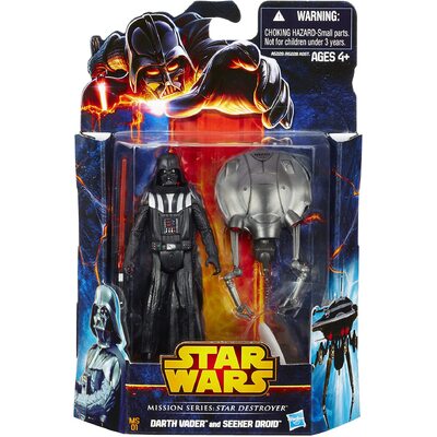 Star Wars 2013 Mission Series Darth Vader & Seeker Droid Action Figure 2-Pack MS01 Star Destroyer