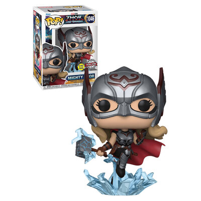 Funko Pop Marvel Thor Love and Thunder Mighty Thor Glow in the dark #1046 Vinyl Figure