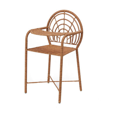 Faux Rattan Doll High Chair