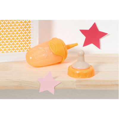 Zapf Creation Baby Born Doll Bottle with Cap [Colour: Orange]