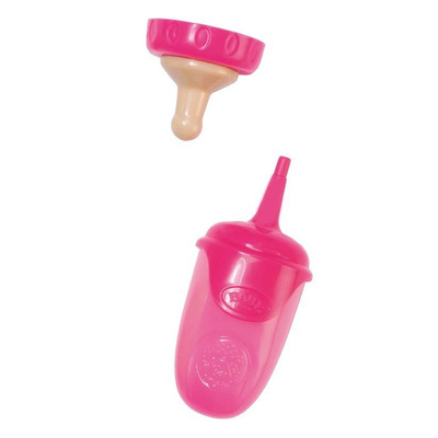Zapf Creation Baby Born Doll Bottle with Cap - Dark Pink