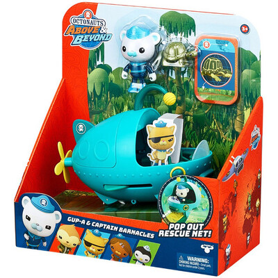 Octonauts Above & Beyond Gup-A & Captain Barnacles Vehicle & Figure Playset