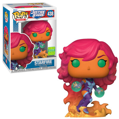 Funko POP Justice League Starfire SDCC 2022 #438 Vinyl Figure