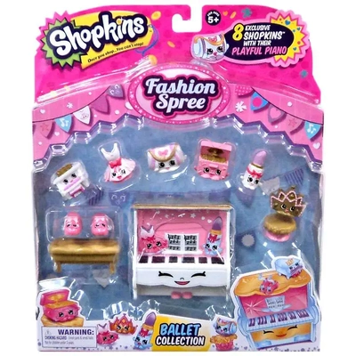 Shopkins Fashion Spree Collection  - Ballet Themed Pack playset 