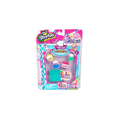 Shopkins S6 Season 6 Chef club - 5 Pack Assorted (INSTOCK) 