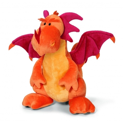 Nici Dragon Orange Medium Plush 30 cm 