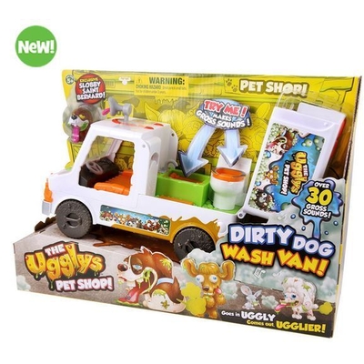 Ugglys Pet Shop Dirty Dog Wash Van