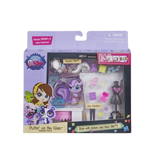 Littlest Pet Shop Themed Pack - Puttin on The Glam 