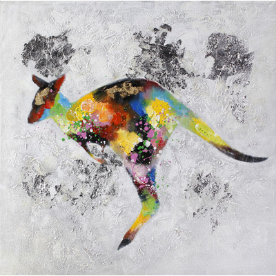 KANGAROO Hand Oil based painting Home Office Decoration 