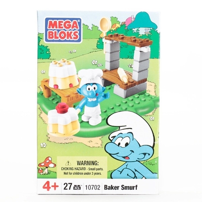 Mega Bloks Baker Smurf