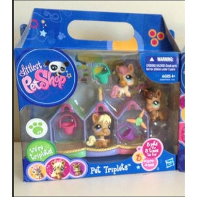 Littlest Pet Shop Pet Triplets 3-Pack Ponies  #1879, #1880 and #1881