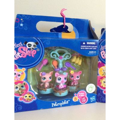 Littlest Pet Shop Pet Triplets 3-Pack Pigs  LPS #1548, #1549 and #1550