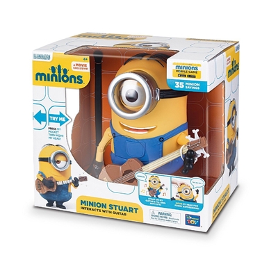 Minions Talking Minion Stuart Guitar Voice & SFX Action Figure