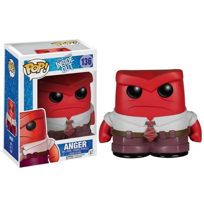 Funko POP Disney Pixar Inside Out Anger #136 Vinyl Figure      