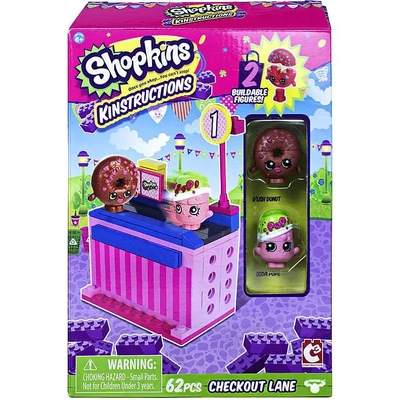 Shopkins Kinstruction Checkout Lane - Delish Donuts & Soda Pops 62pc