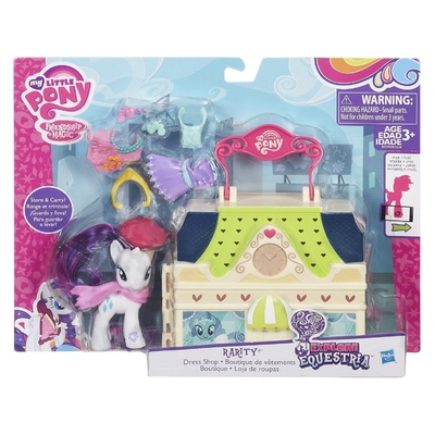 My Little Pony Explore Equestria Rarity Dress Shop Playset