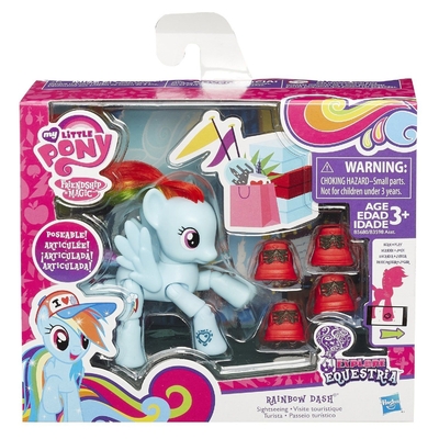 My Little Pony G4 Poseable Pony Rainbow Dash Sightseeing Figure