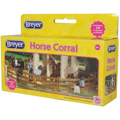 Breyer Classics Horse Accessories Horse Corral Fencing Tan / Brown  1:12 SCALE